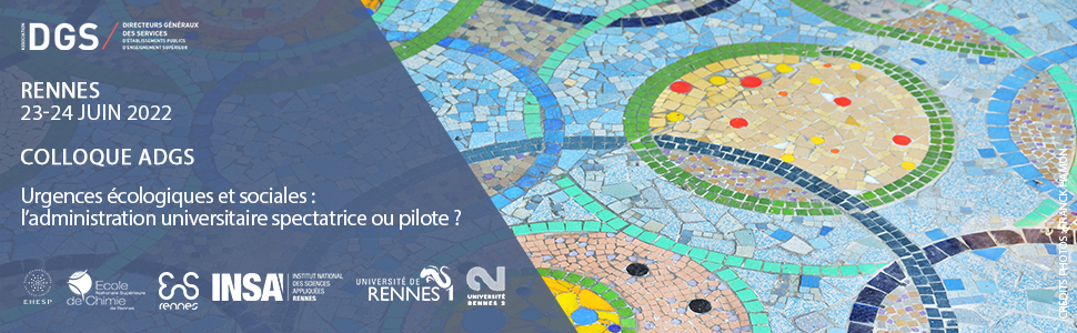 Colloque annuel DGS - 23 & 24 juin 2022 - Rennes